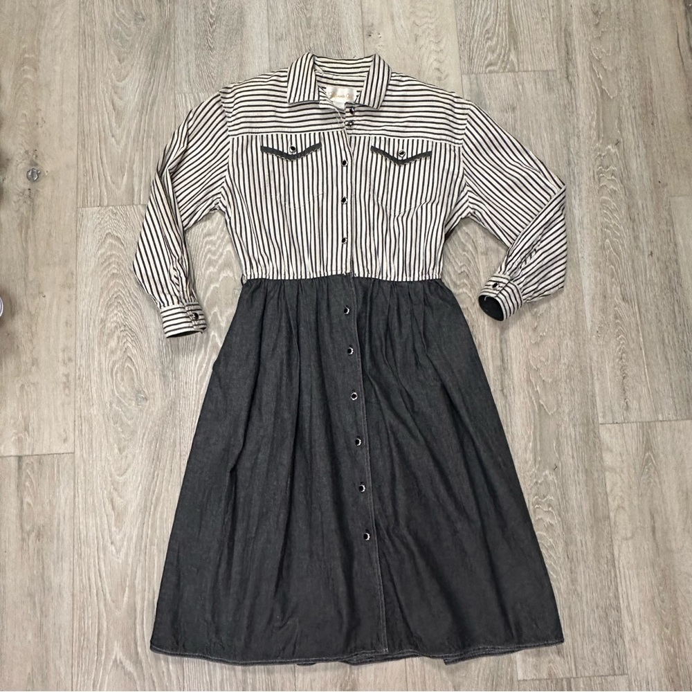 Vintage California Girl 80’s western dress with belt - Picture 10 of 10